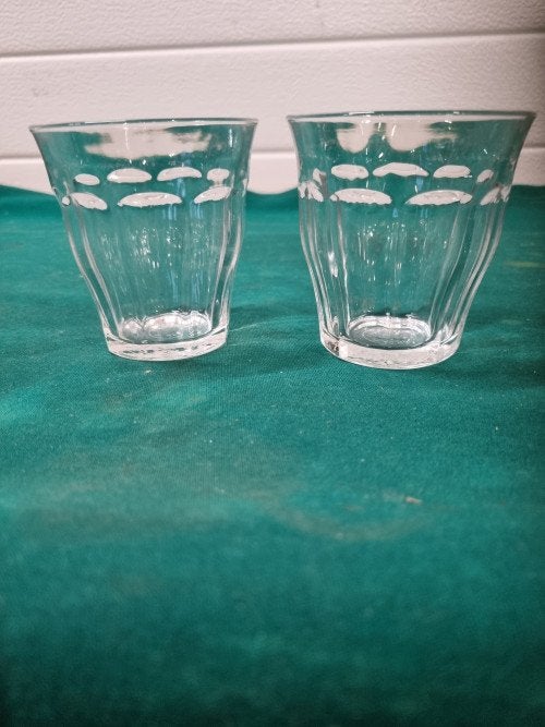 drinkglas duralex vintage 2 stuks, Ophalen of Verzenden, 'T Olde Gre-j, Info@toldegrej.nl, Endepoelstraat 20f Didam