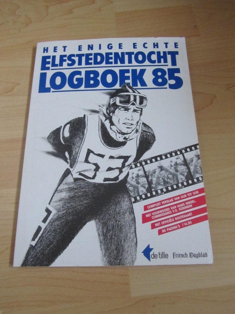 elfstedentocht logboek 1985, Ophalen of Verzenden, Zo goed als nieuw, Wintersport