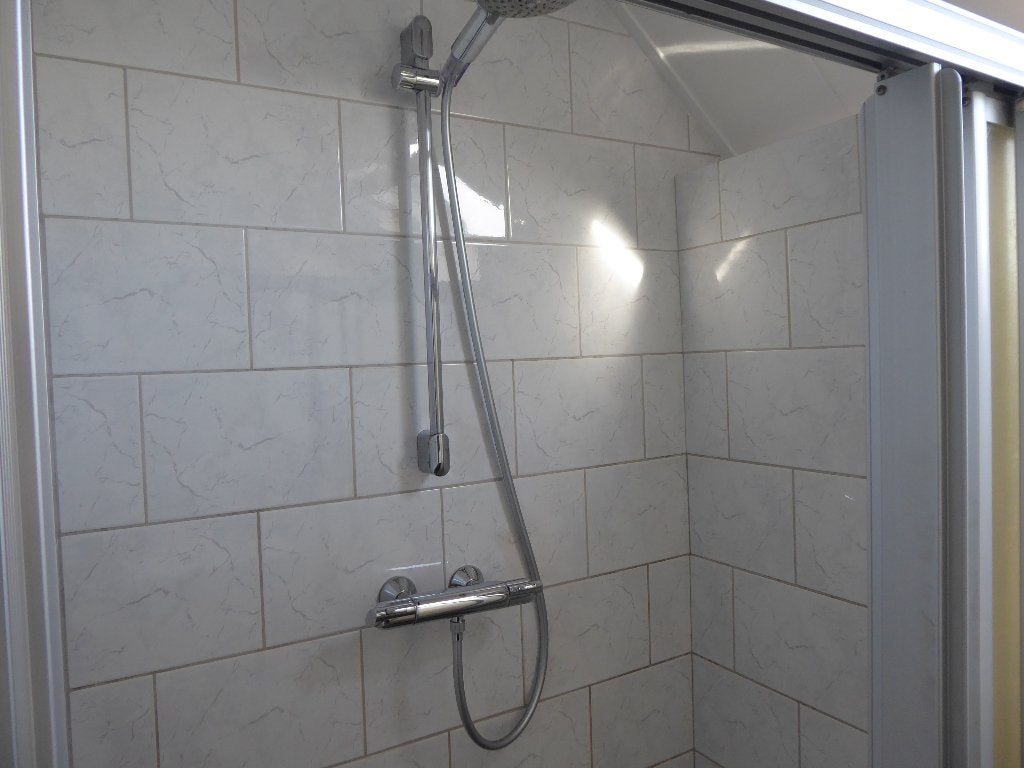 Douche badkamer, incl.Grohe mengkraan, Ophalen, Gebruikt, Rvs, Douche