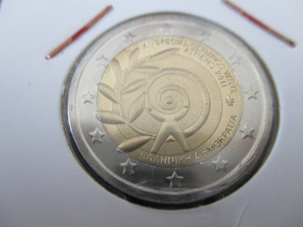 Griekenland 2 euro Special Olympics 2011 unc, Postzegels en Munten, Munten | Europa | Euromunten, Ophalen of Verzenden, Griekenland