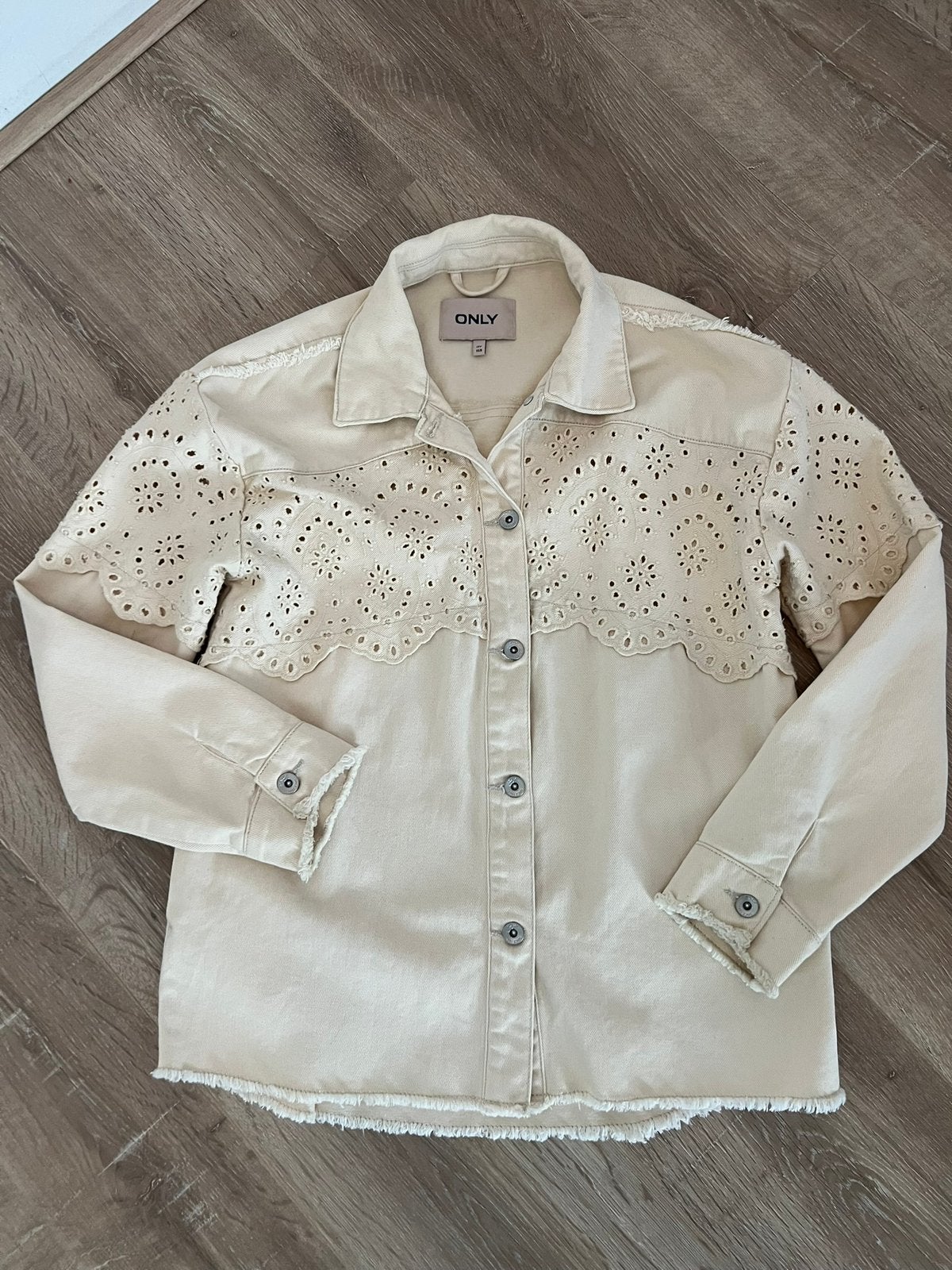 Only kids denim jasje maat 158, Ophalen of Verzenden, Zo goed als nieuw, Meisje, Jas
