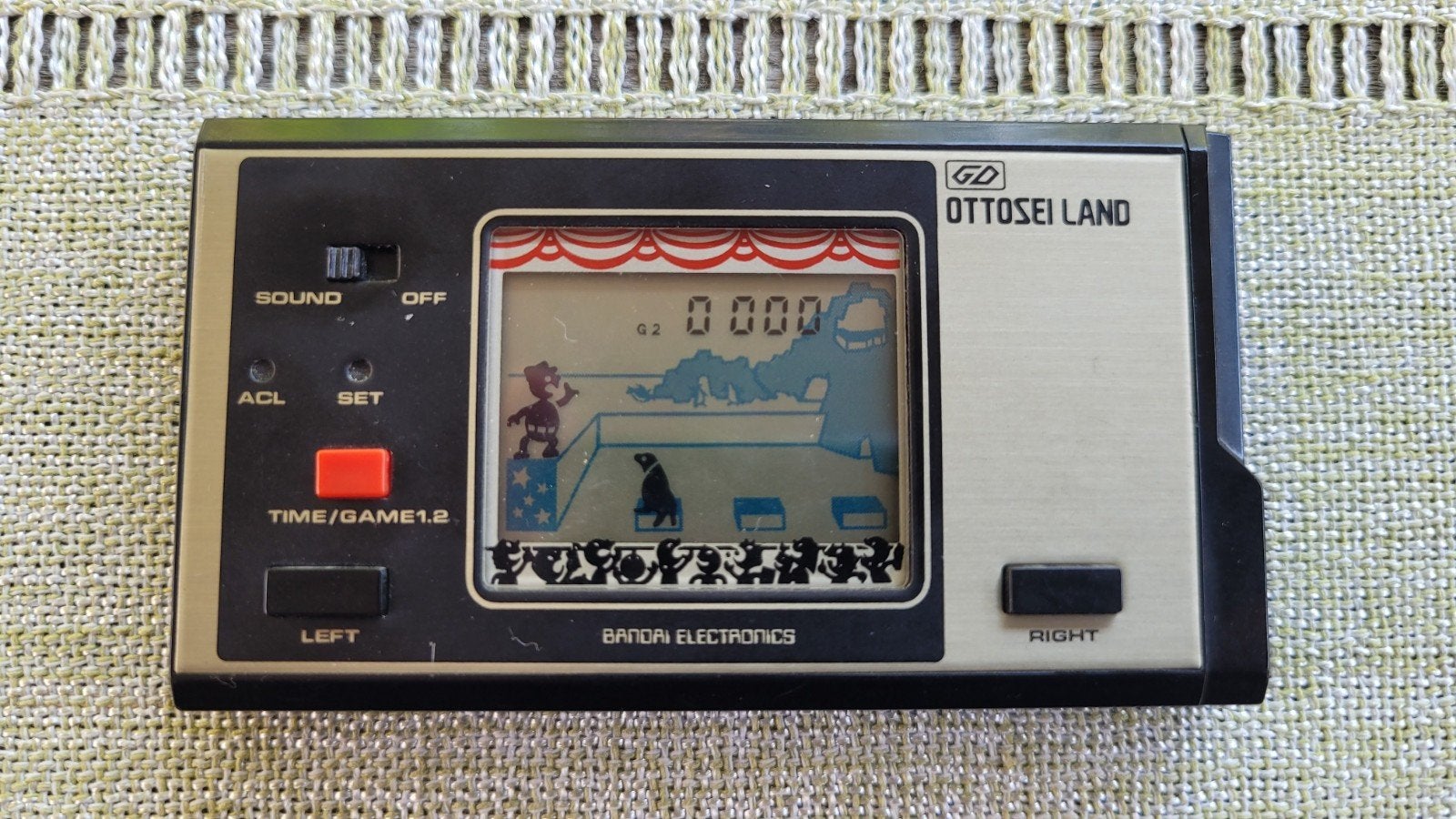 Vintage Bandai Electronics Ottosei Land -Sealland, Spelcomputers en Games, Spelcomputers | Overige, Ophalen of Verzenden, Overige merken