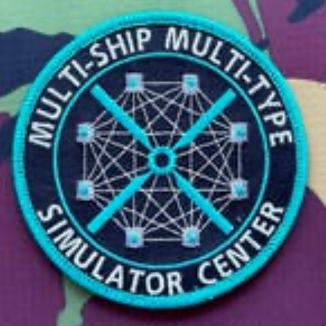 Patch RNLAF MSMT Simulator Center, Verzenden, Luchtmacht, Nederland, Embleem of Badge