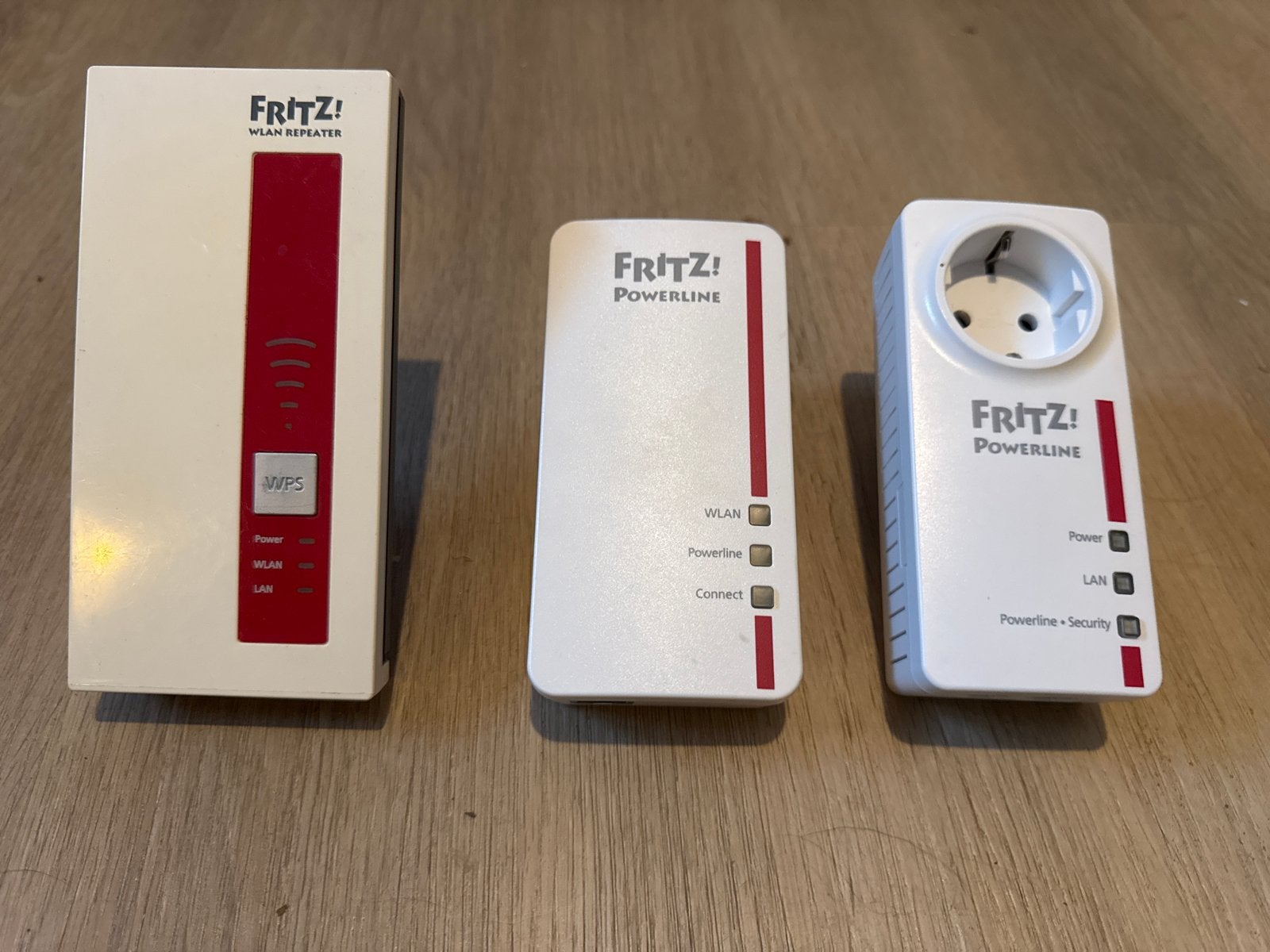 FRITZ! WLAN Repeater en Powerline Set, Computers en Software, Powerlines, Verzenden, Gebruikt