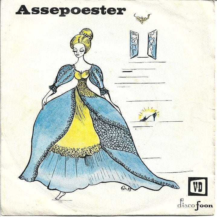 Tante Tini – Assepoester, Cd's en Dvd's, Ophalen of Verzenden, Gebruikt, 7 inch, Kinderen en Jeugd