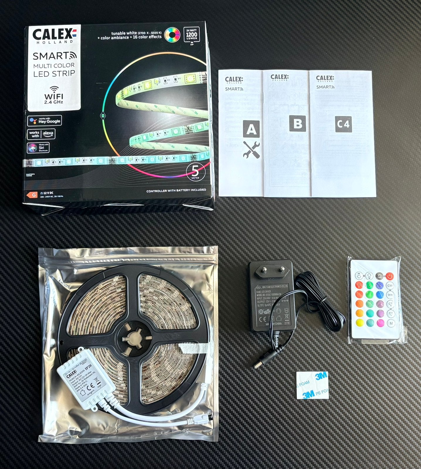 Calex Smart Rgb Led Strip 5m| GlOEDNIEUW, Meerkleurig, Nieuw, Overige fittingen, Smart home compatibel