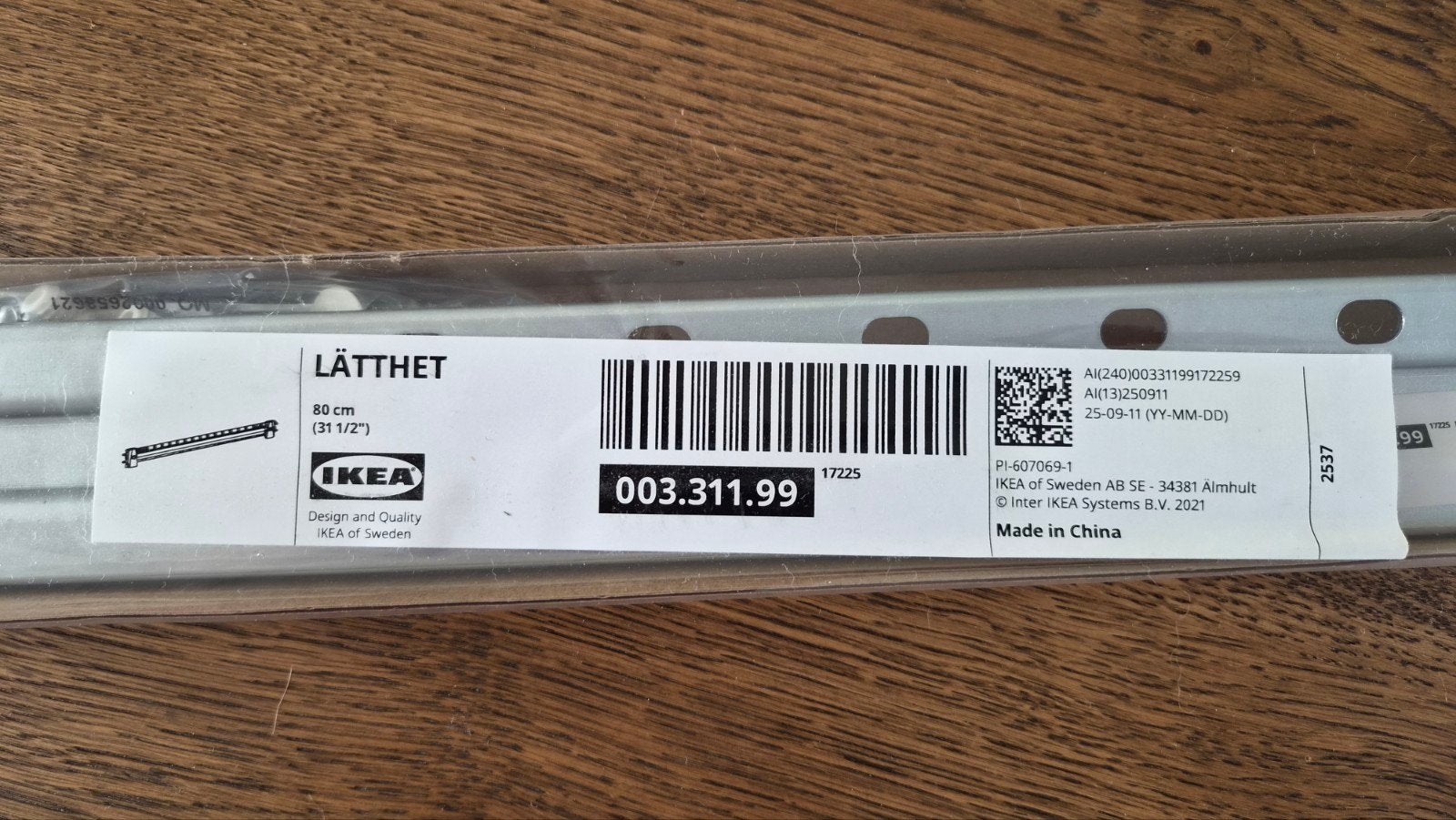 IKEA LÄTTHET Ladegeleiders 80 cm - Nieuw in verpakking, Ophalen of Verzenden, Nieuw