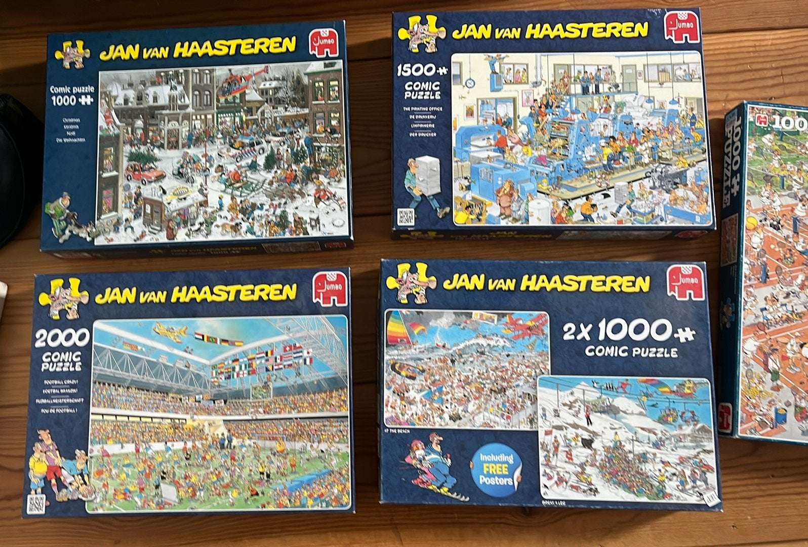 Jan van haasteren puzzels, Ophalen, Meer dan 1500 stukjes, Zo goed als nieuw