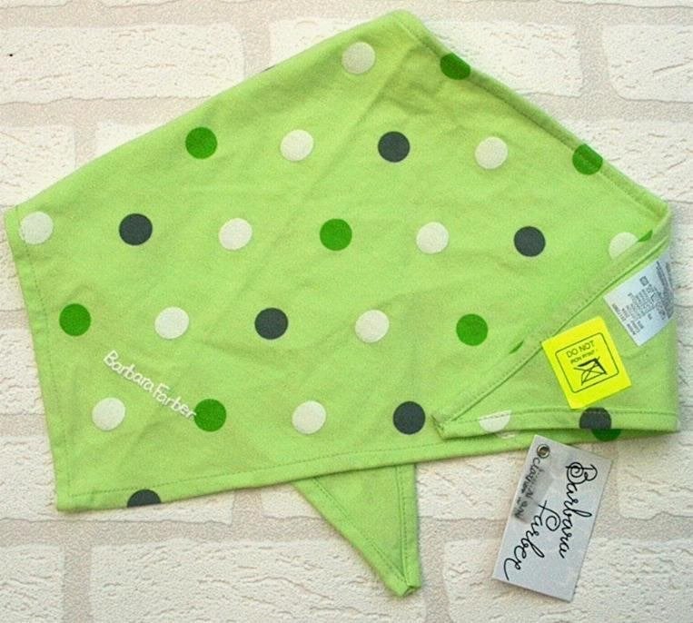 Nieuw Barbara Farber : stretch bandana ( groen of wit ), Kinderen en Baby's, Babykleding | Mutsen, Sjaals en Wanten, Ophalen, Maat 62