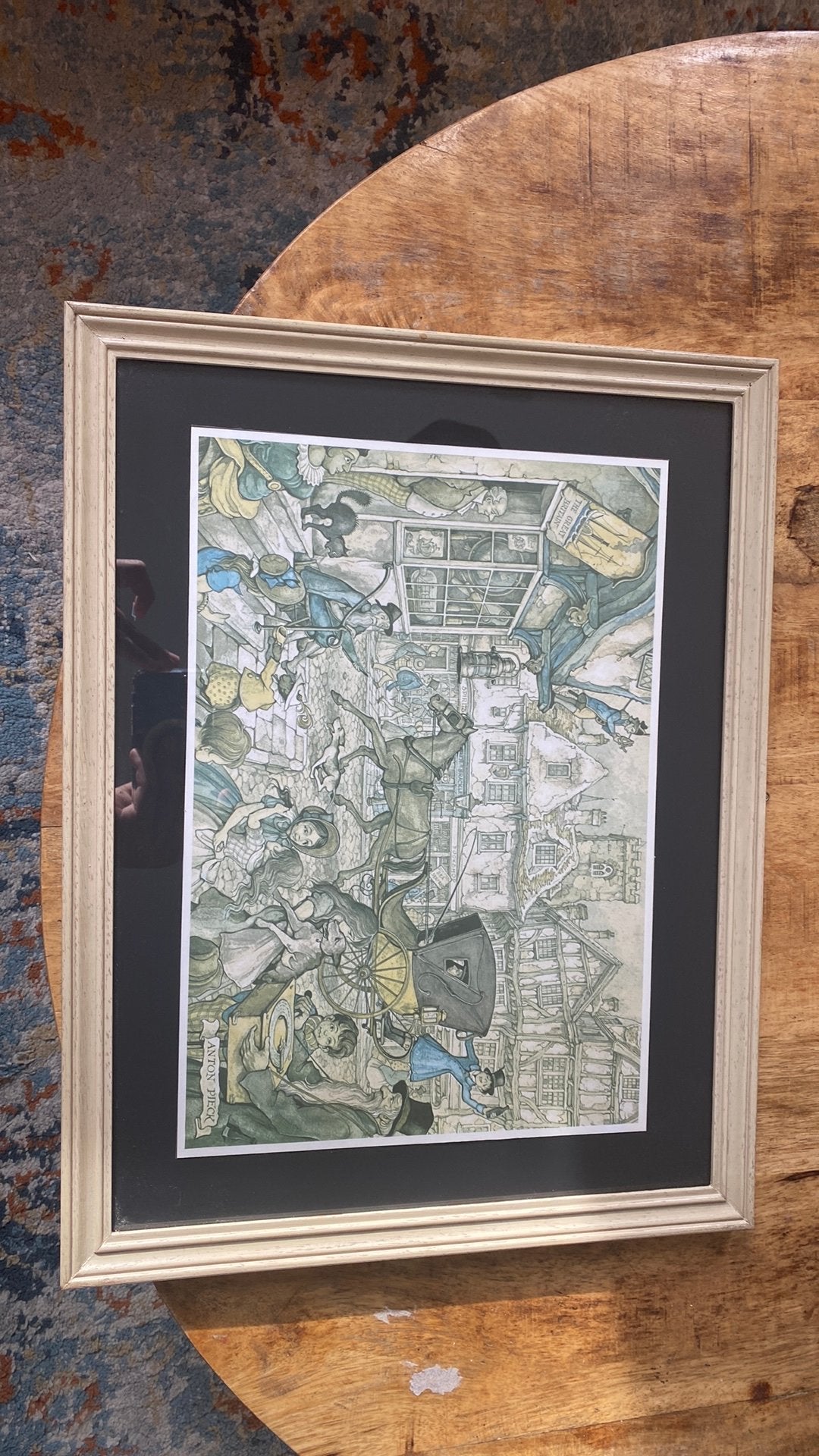 Anton Pieck – ingelijste print, Ophalen of Verzenden