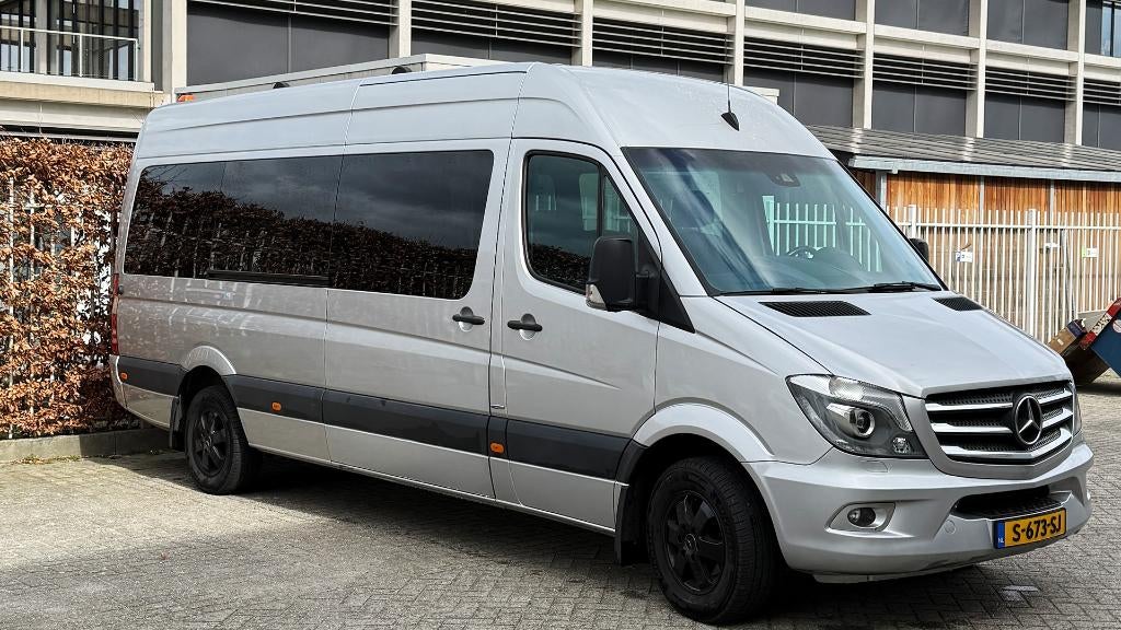 Mercedes Sprinter 316 CDI (2016) Luxe Camper 9-Persoons BTW, Caravans en Kamperen, Campers, Automaat, Buscamper of Camperbus, Omvormer