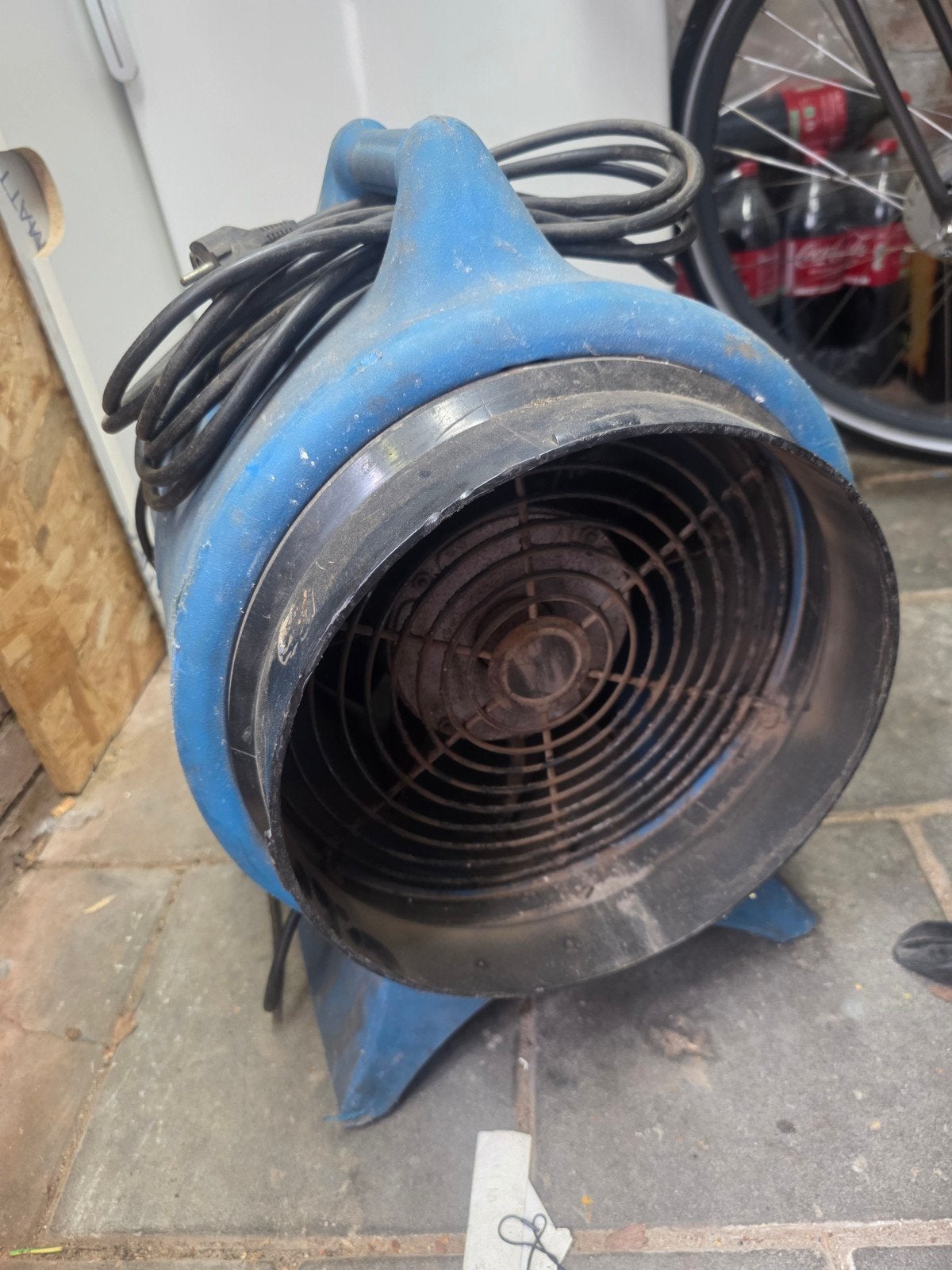 Schaefer Vloerventilator - Krachtige Industriële Ventilator, Witgoed en Apparatuur, Ventilatoren, Ophalen of Verzenden, Gebruikt