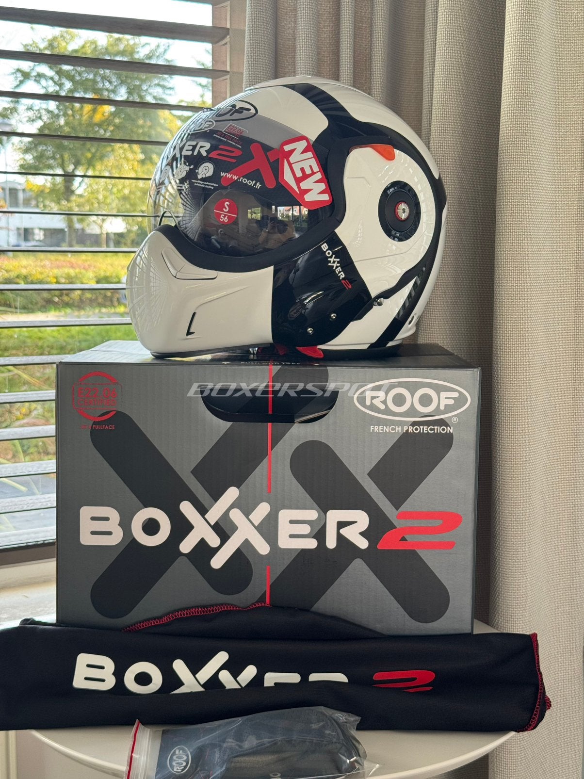 Roof Boxxer2 “Bond” editie maat S | NIEUW IN DOOS!, Systeemhelm, Roof, Ophalen of Verzenden, S