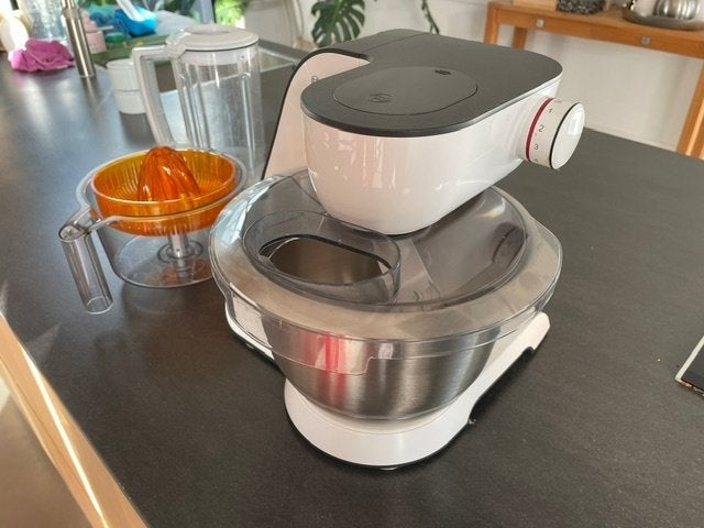 Bosch keukenmachine - zo goed als nieuw, Witgoed en Apparatuur, Ophalen, Zo goed als nieuw, Vaatwasserbestendig, 3 snelheden of meer