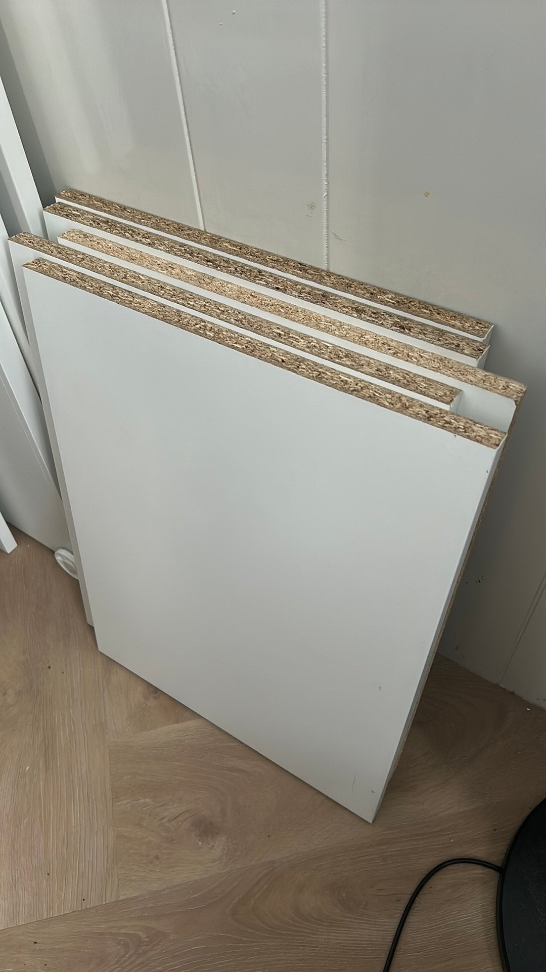 Komplement plank 50x35 wit - 5 stuks, Ophalen, 50 tot 100 cm, Zo goed als nieuw, Minder dan 100 cm