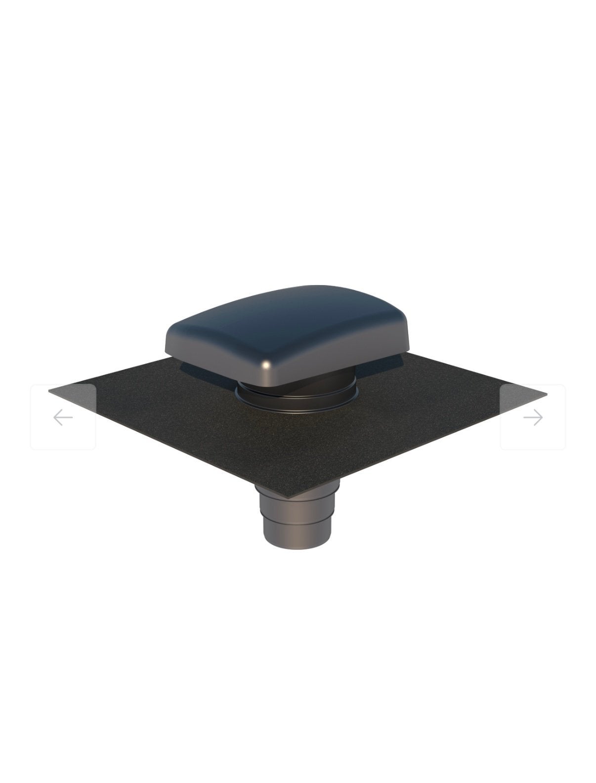 Nieuw Dakdoorvoer ubbink rvt 200, Ophalen, Kunststof, Zwart, Overige typen