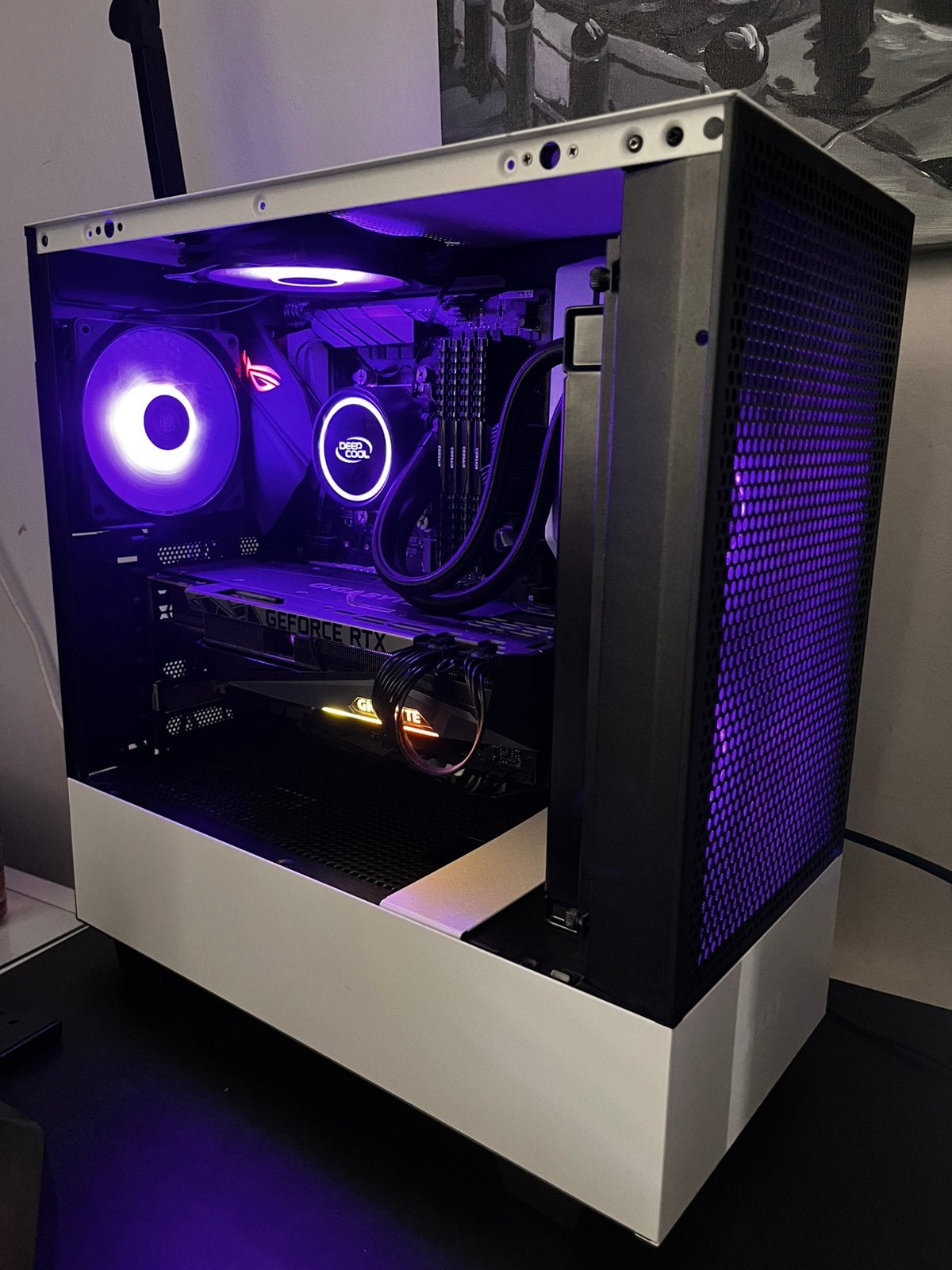 RTX 3080 + Ryzen 7 5700X, Ophalen of Verzenden, Zo goed als nieuw, 4 Ghz of meer, SSD