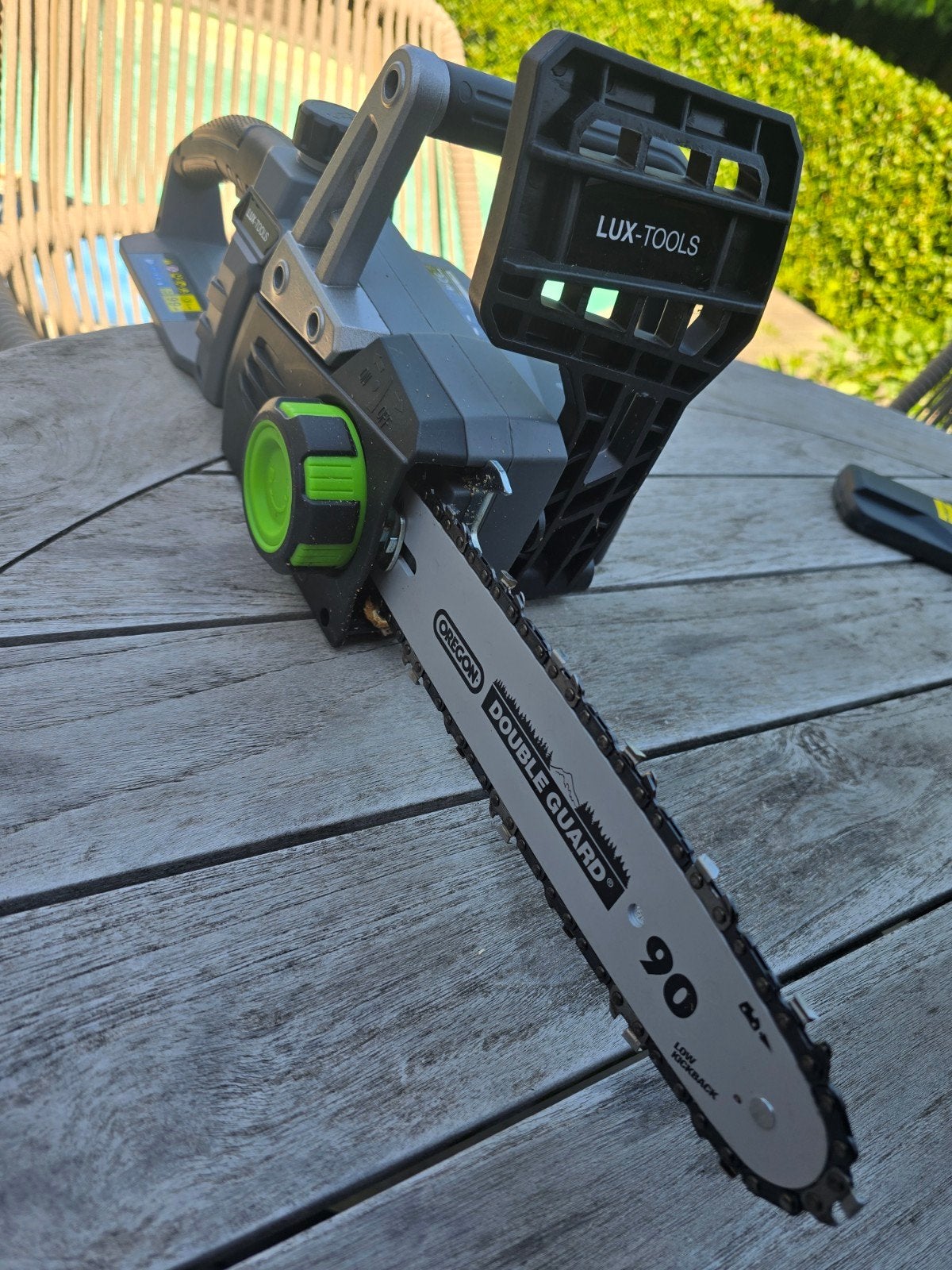 Lux Tools korte kettingzaag (zonder accu), Ophalen, Zo goed als nieuw, Overige soorten, Lux Tools