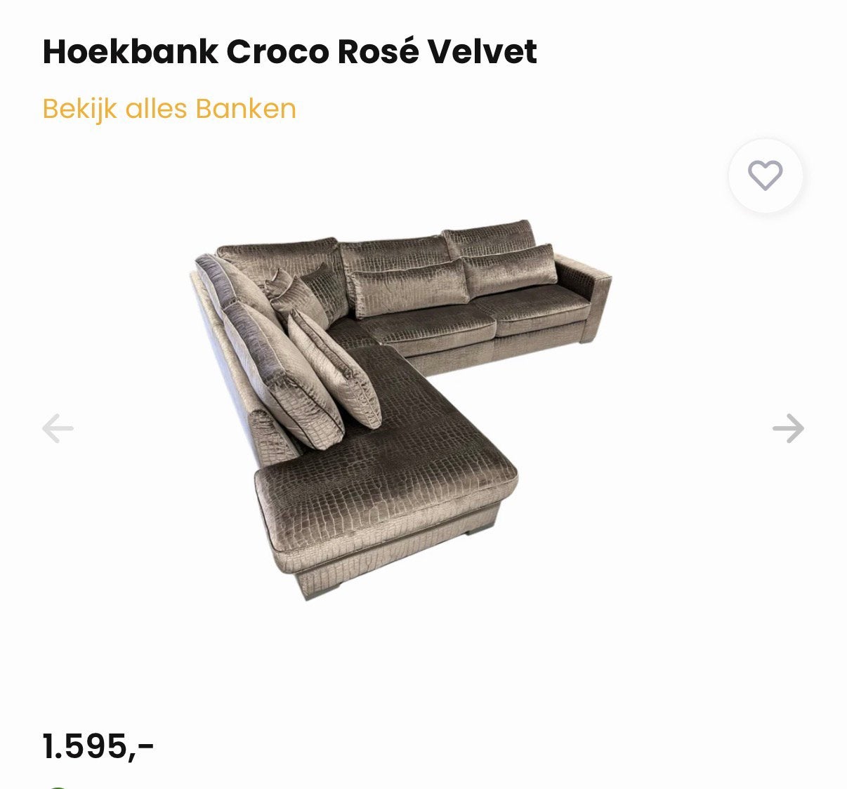Luxe urban sofa bank beige 1,5 jaar oud, Ophalen, Gebruikt, Hoekbank, 300 cm of meer