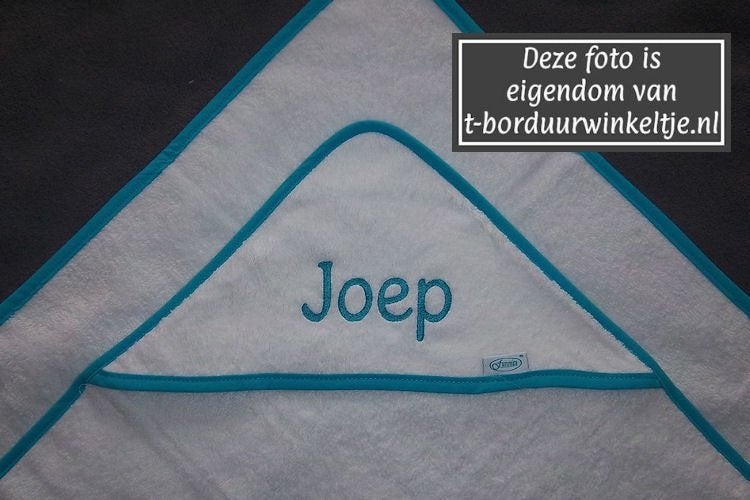 Cadeautje, kraamcadeau geborduurd met naam, Ophalen of Verzenden, Nieuw, Kraamcadeau