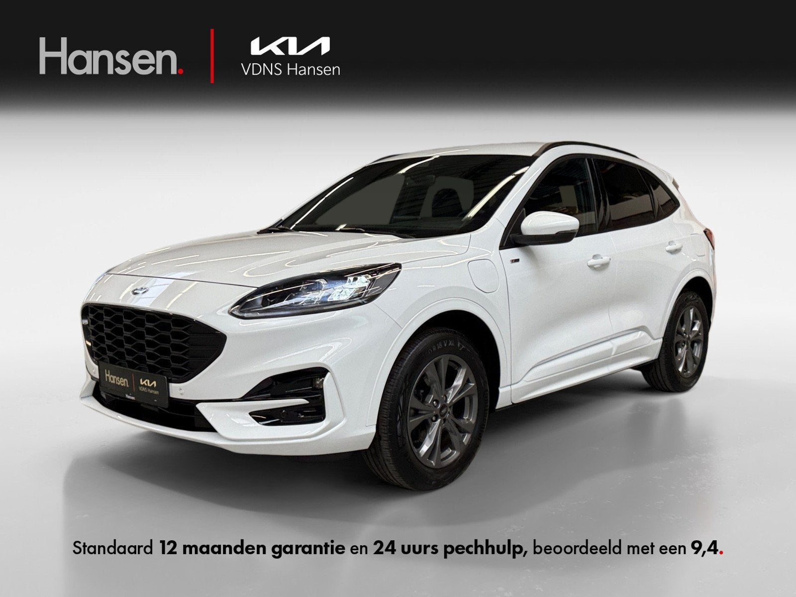 Ford Kuga 2.5 PHEV ST-Line X I Winterpakket I B&O I Elek. ac, Auto's, Ford, 14 kWh, Gebruikt, 4 cilinders, Wit