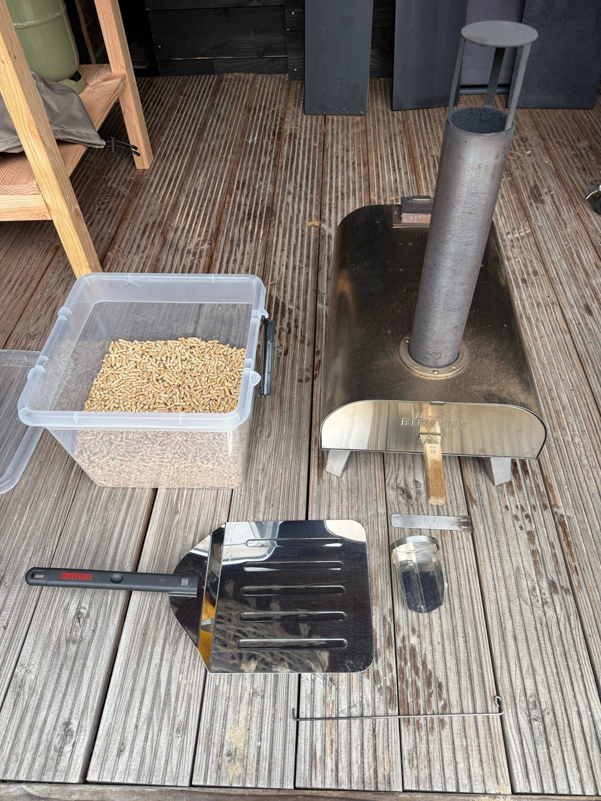 BIGHORN pellet pizza oven (incl accessoires), Ophalen, Gebruikt