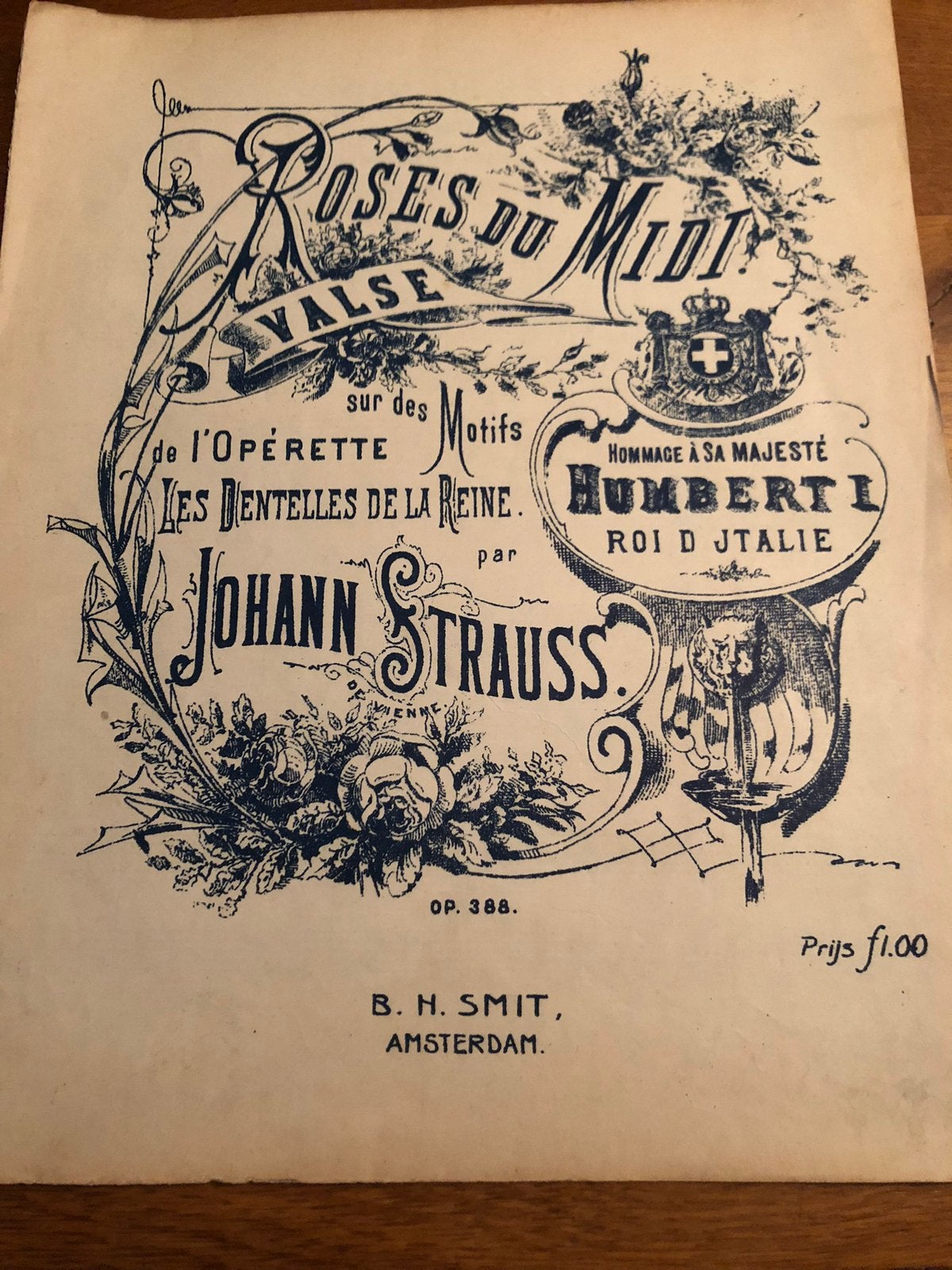 Antieke partituren bladmuziek muziek strauss donauwellen, Muziek en Instrumenten, Bladmuziek, Ophalen of Verzenden, Gebruikt, Overige soorten