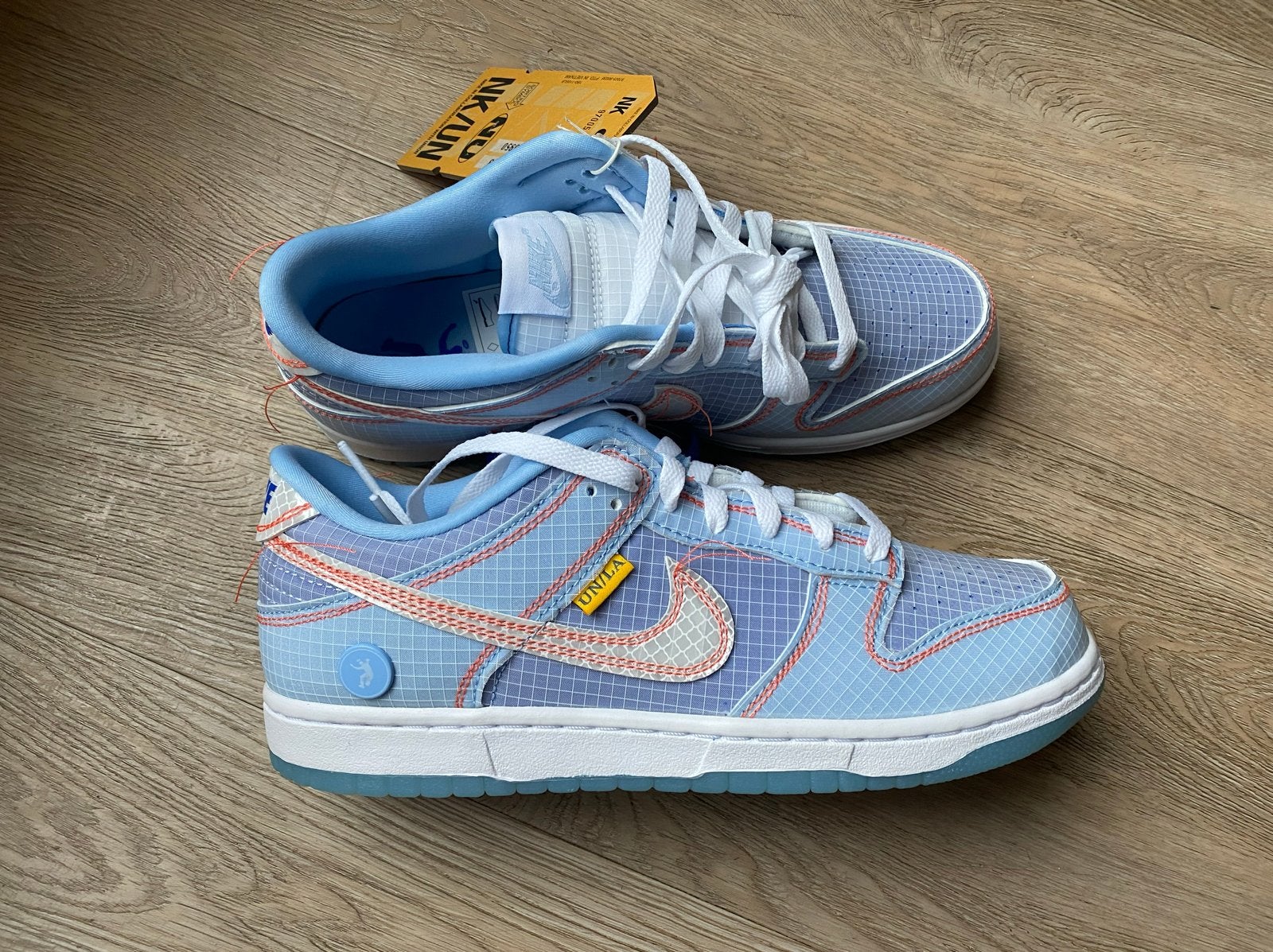 Nike Dunk Low Union Passport Pack Argon, Ophalen of Verzenden, Nieuw, Blauw, Sneakers of Gympen