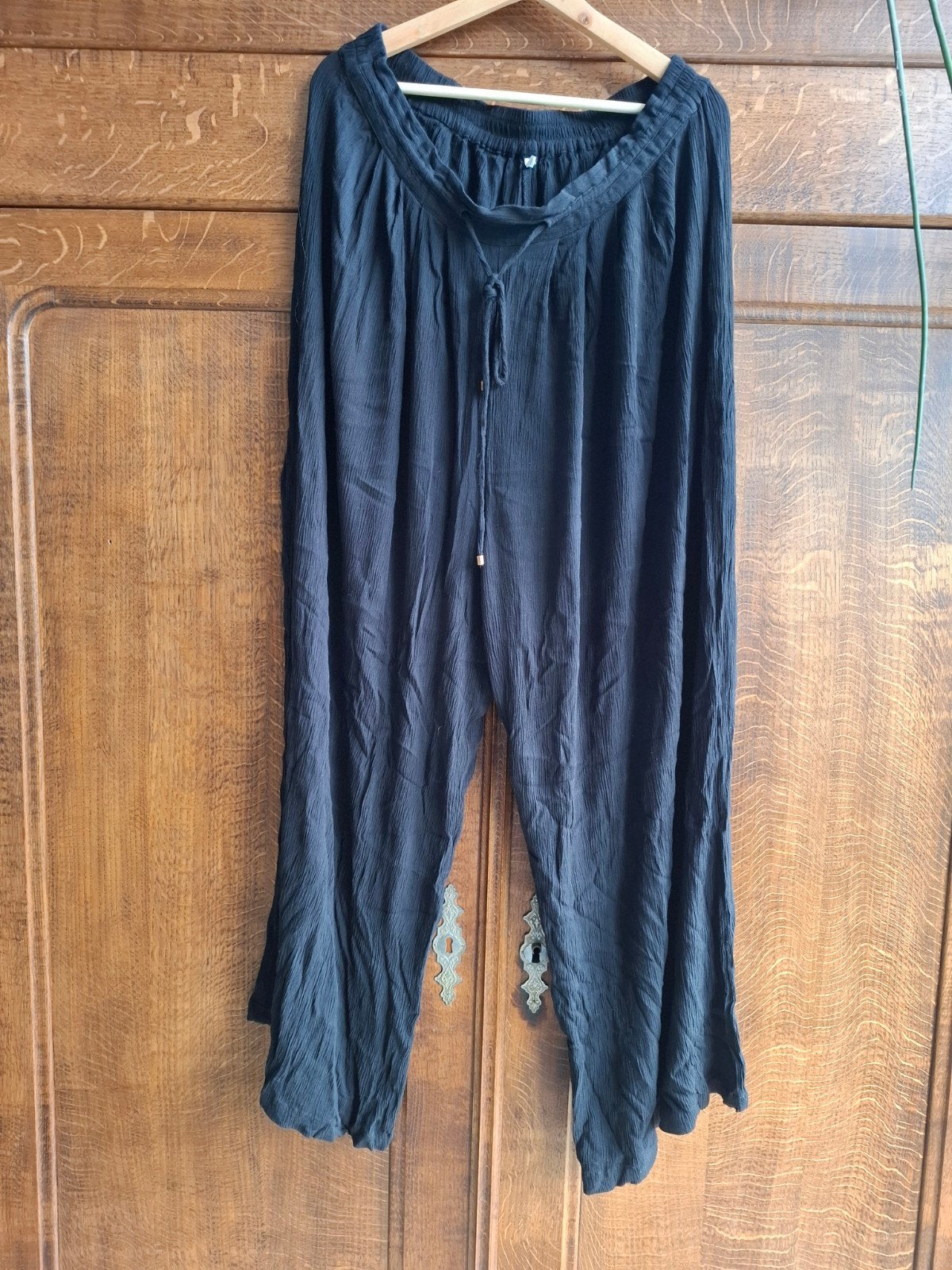Zwarte wijde broek Only Tall 3XL, Zwart, Maat 46/48 (XL) of groter, Ophalen of Verzenden, Only Tall