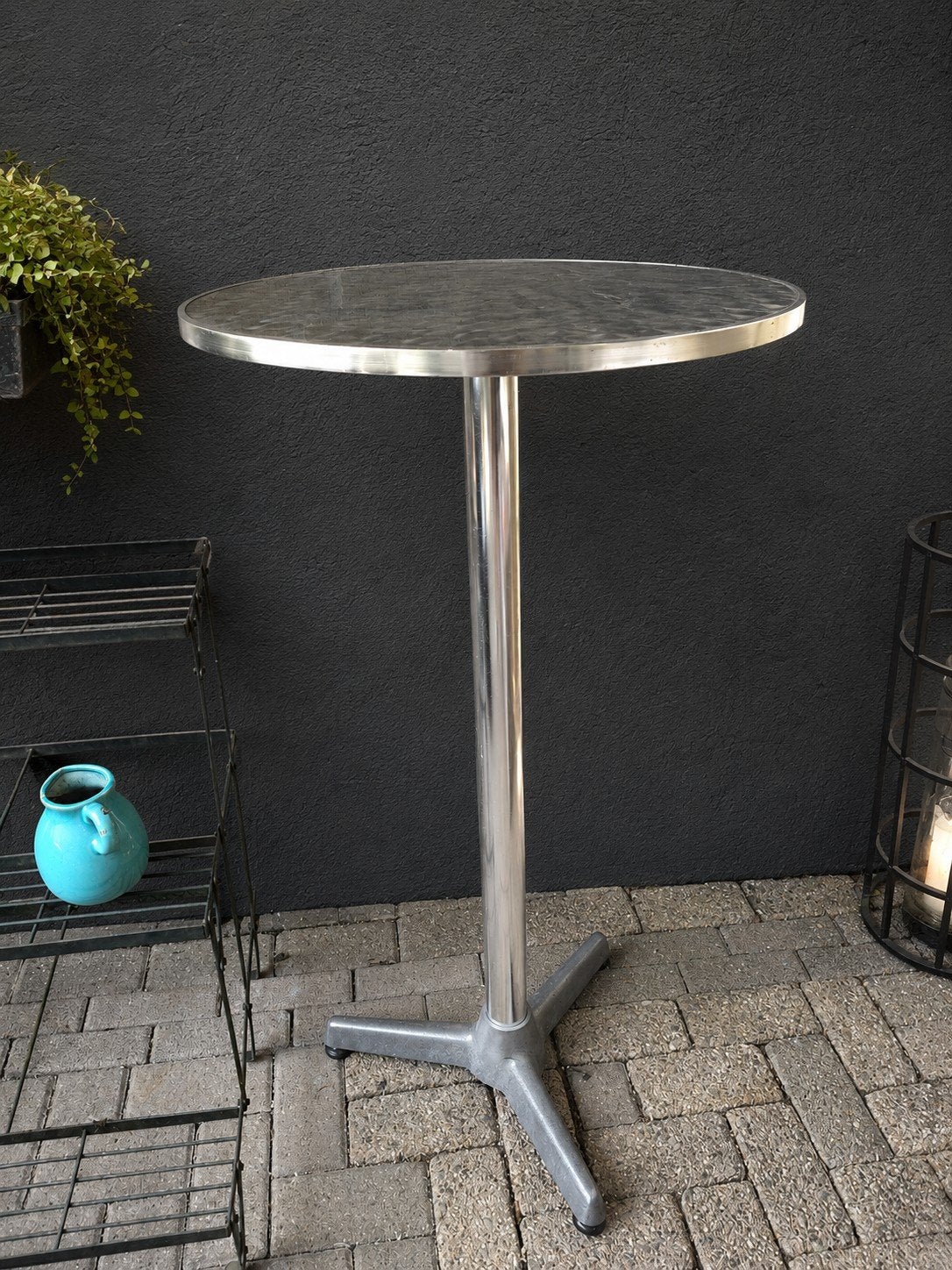 Sta tafel RVS tuintafel, Huis en Inrichting, Tafels | Statafels, Ophalen