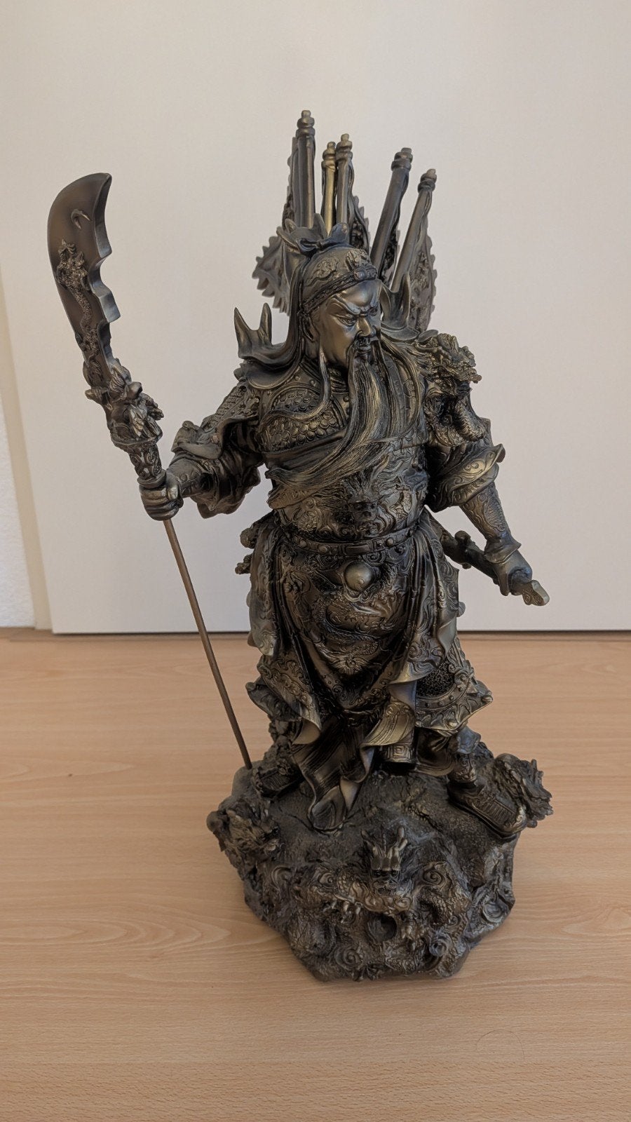 Guan Yu standbeeld, Ophalen, Gebruikt