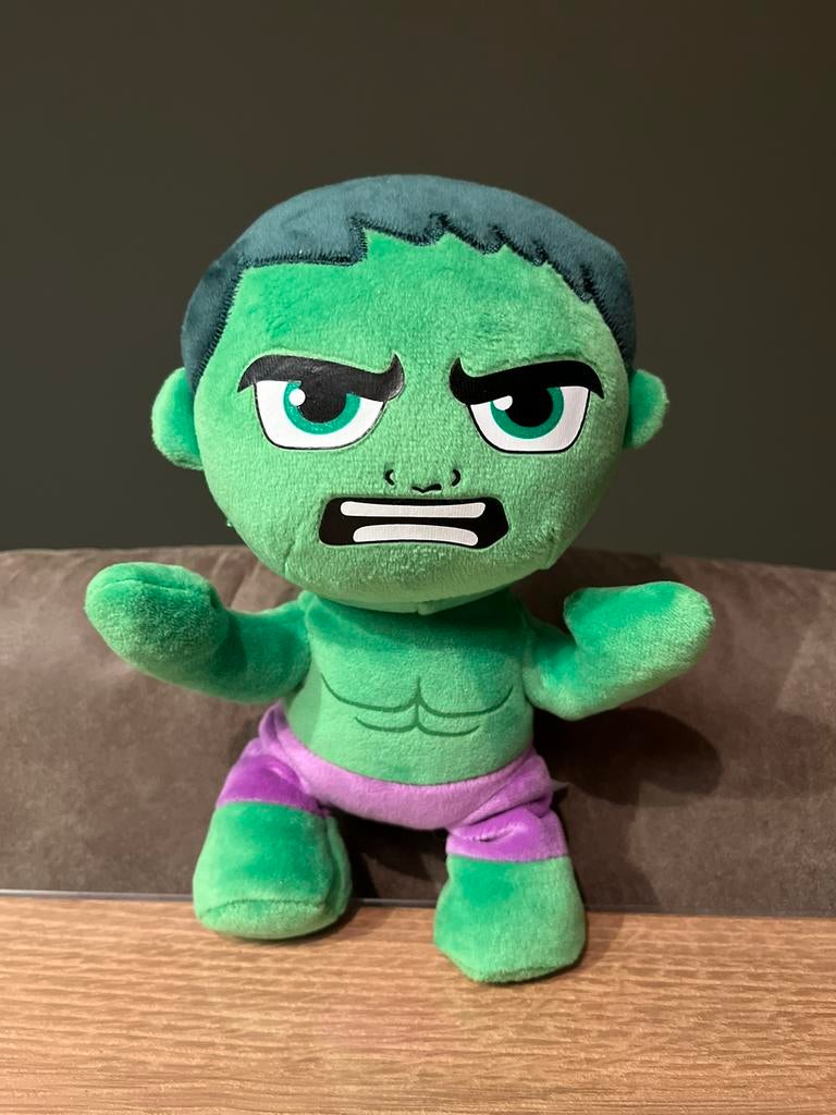 Gave knuffel Hulk Marvel 21cm, Ophalen of Verzenden, Zo goed als nieuw, Overige typen
