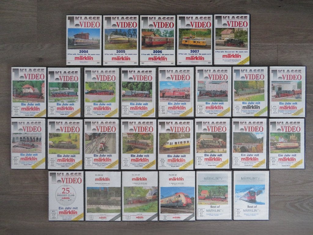 DVD-reeks Ein Jahr mit Märklin (2004-2019), Alle leeftijden, Duits, Wetenschap of Techniek, Ophalen of Verzenden