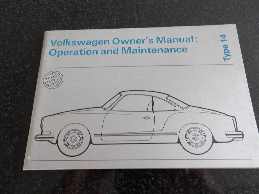 Volkswagen Karmann Ghia - Type 14 - Handleding EN, Verzenden