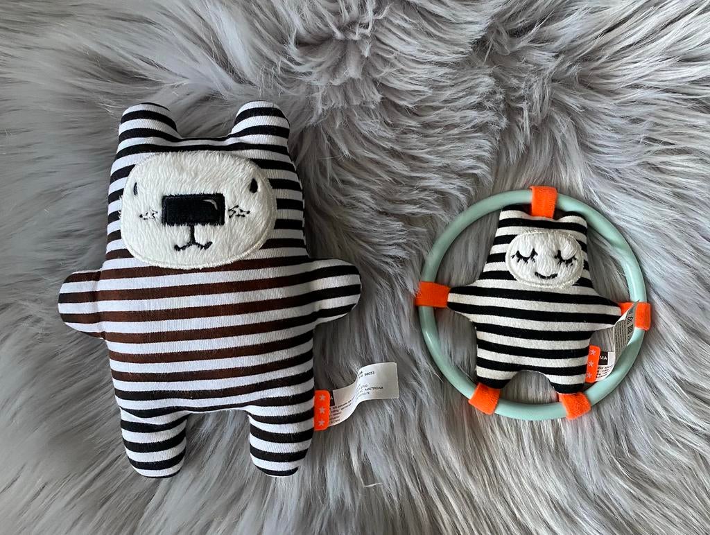 Hema knuffel met bij passende ring knuffel, Hema, Met geluid, Verzenden, Overige typen