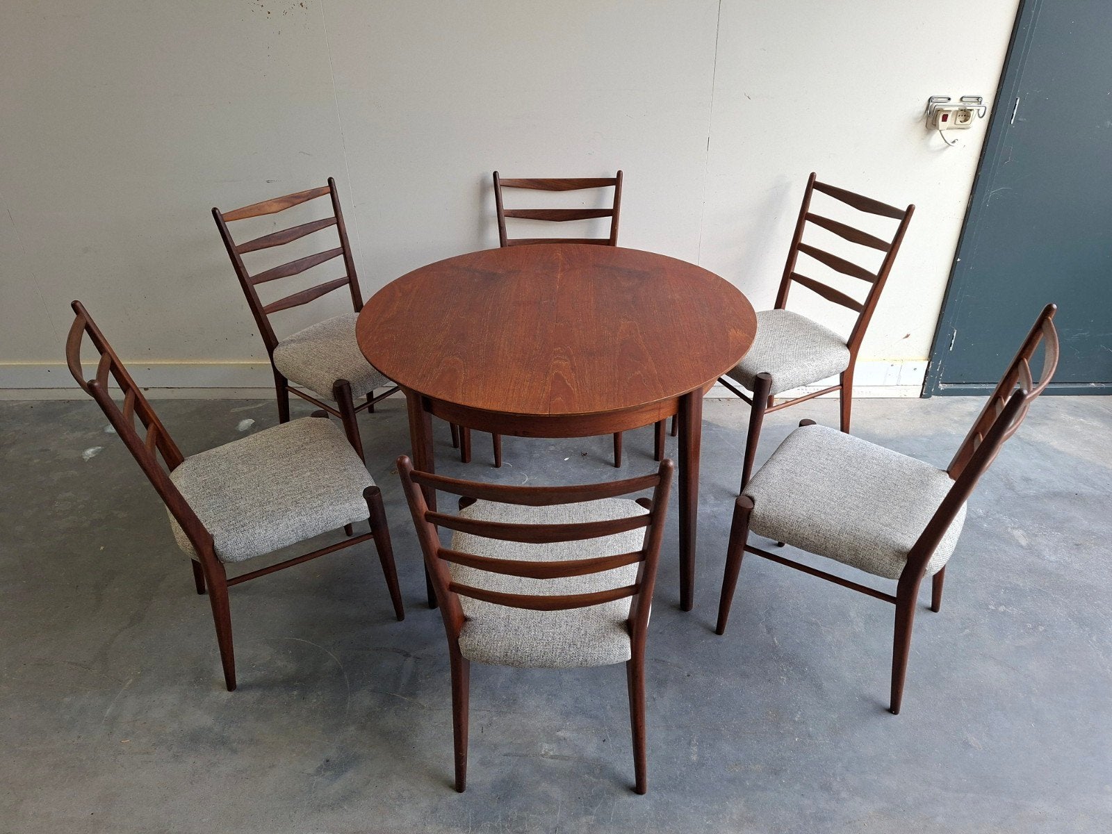 Cees Braakman Pastoe Eetkamer Set Uitschuifbaar Teak Vintage, Tuin en Terras, Tuinsets en Loungesets, Gebruikt, Eettafel, 6 zitplaatsen