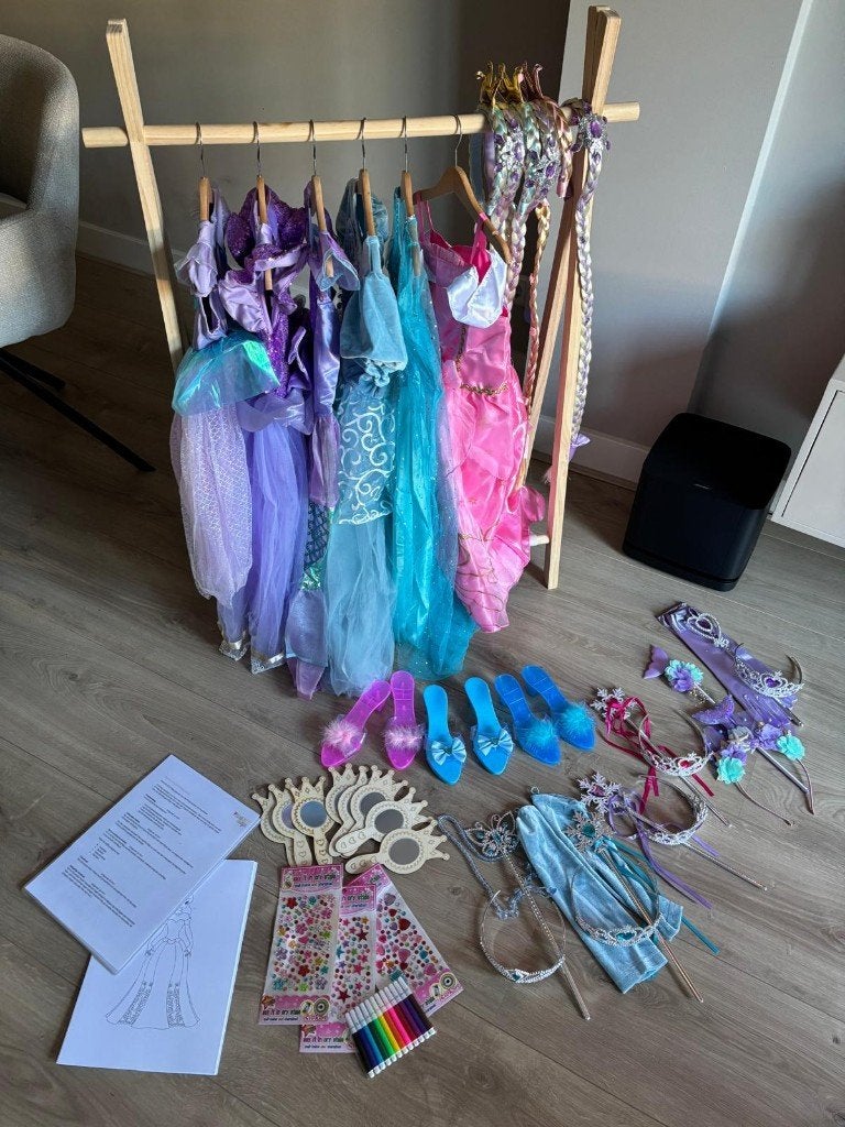 Feestkistje voor kinderfeestje (thema: Prinsessen!), Kinderen en Baby's, Ophalen of Verzenden, Nieuw, Meisje