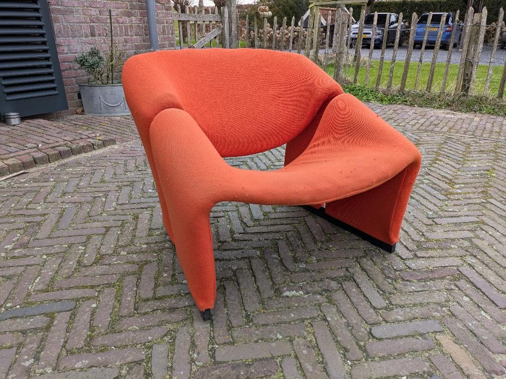Artifort Groovy - Pierre Paulin, Huis en Inrichting, Fauteuils, Ophalen, Gebruikt, Minder dan 75 cm, Stof