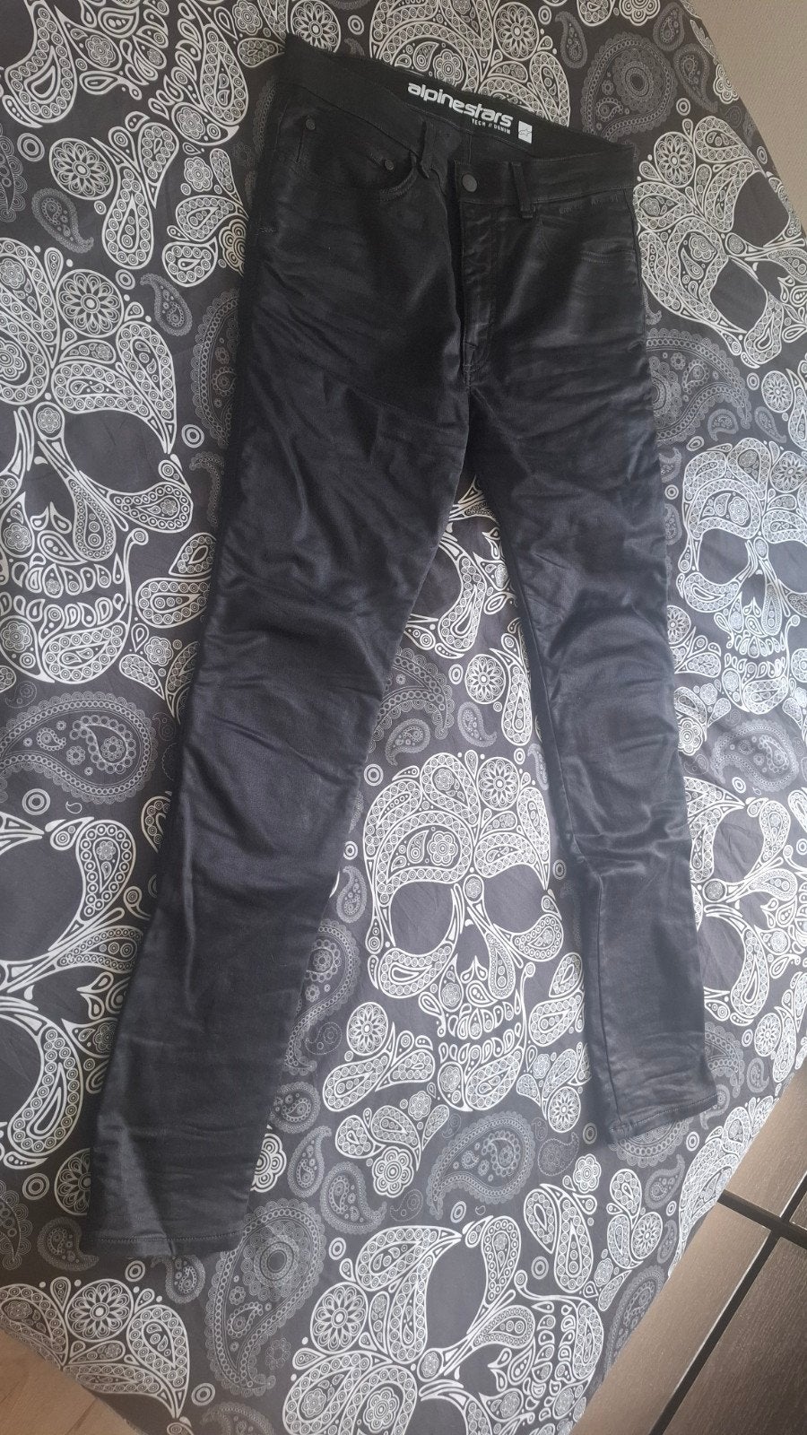 Alpinestars Motorbroek met Kniebeschermers - W32 L34, Motoren, Ophalen, Tweedehands, Broek | textiel
