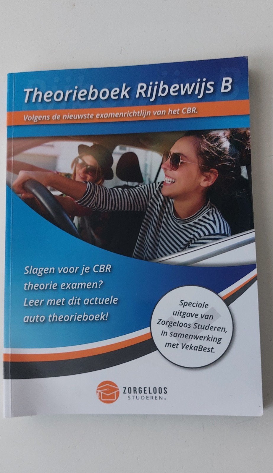 Theorieboek Rijbewijs B - Zorgeloos Studeren, Ophalen of Verzenden, Zo goed als nieuw, Niet van toepassing, Zorgeloos Studeren / VekaBest