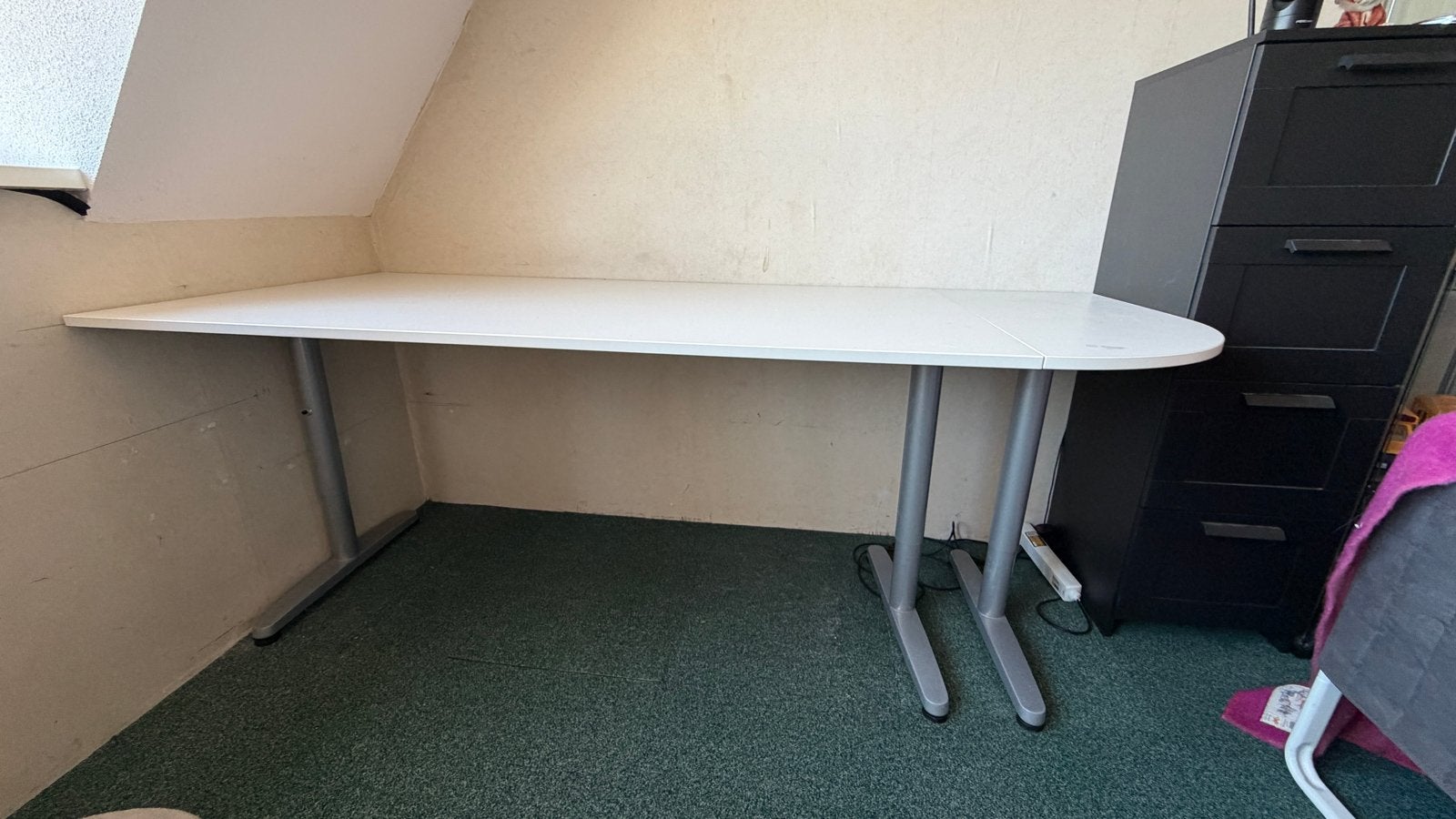 IKEA Bureau 200 x 80 cm - Ideaal voor Thuiswerkplek, Ophalen, Gebruikt, Spaanplaat of MDF, IKEA