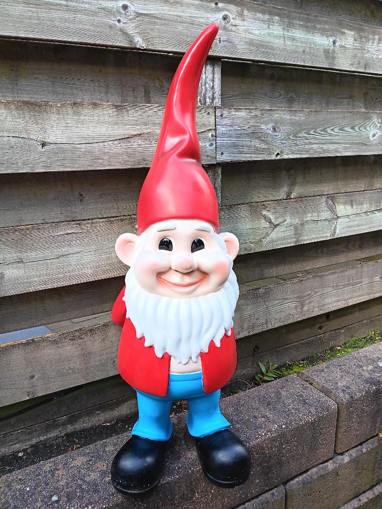 Tuinkabouter 95 cm. (nieuw), Tuin en Terras, Ophalen of Verzenden, Nieuw, Kunststof