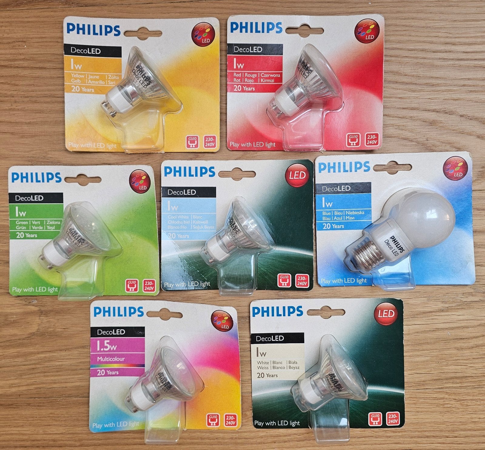 Philips DecoLED Lampen - Diverse Kleuren en Types, Huis en Inrichting, Ophalen of Verzenden, Nieuw, Overige fittingen, Led-lamp