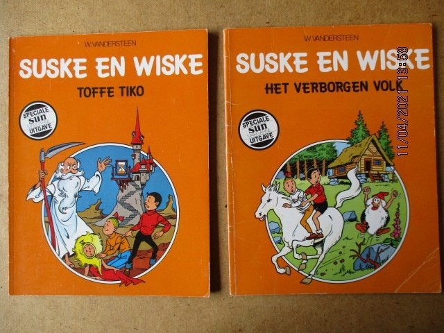 adv0975 suske en wiske sun margarine, Eén stripboek, Ophalen, Gelezen