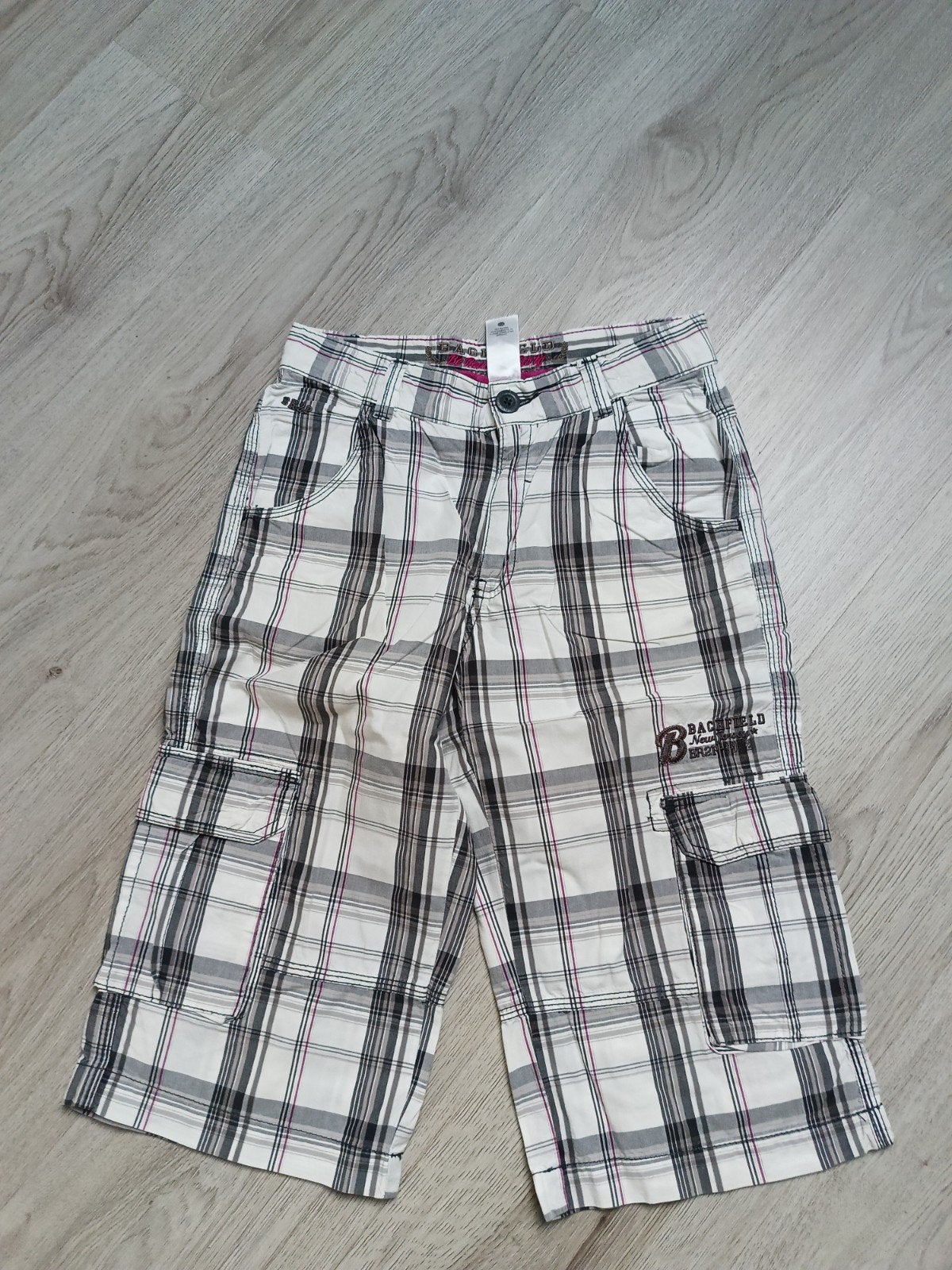 Geruite korte broek C&A Here+There maat 152, Ophalen of Verzenden, Zo goed als nieuw, Jongen, Broek
