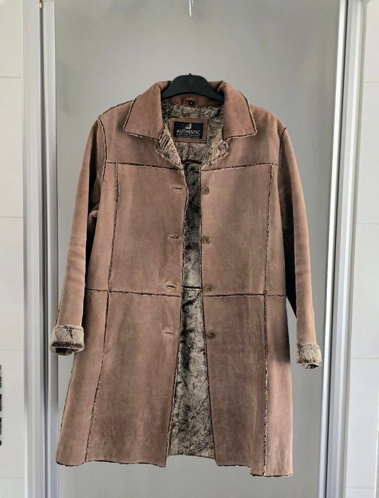 lederen jas Authentic Clothing Company, Ophalen of Verzenden, Zo goed als nieuw, Maat 42/44 (L), Bruin