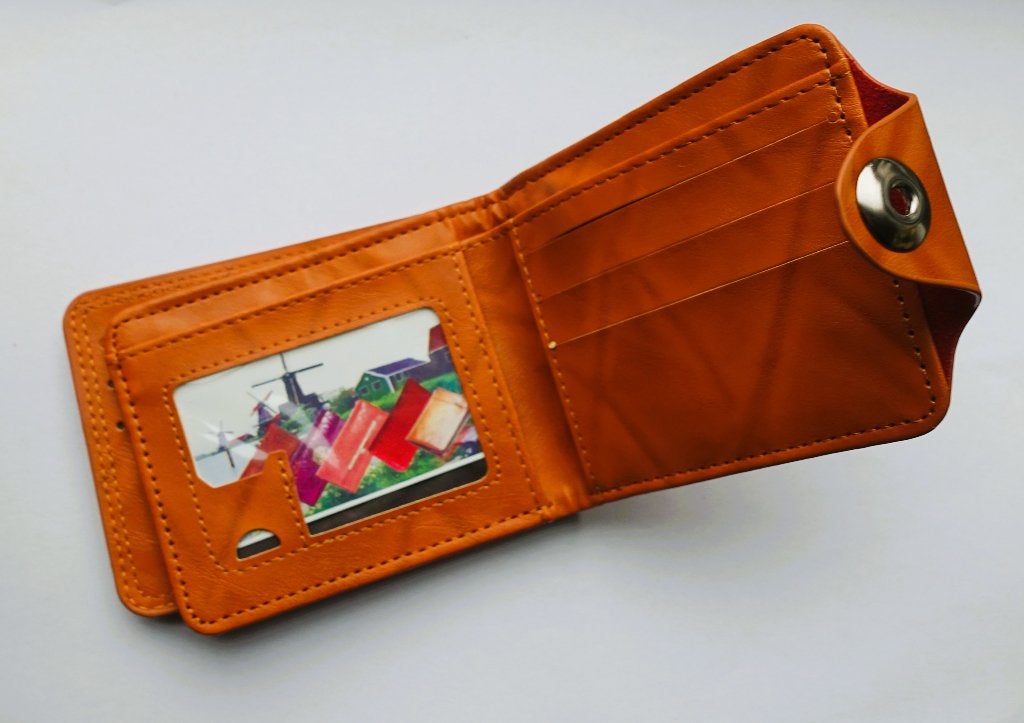 heren portemonnee met 100 dollar biljet design € 5,00 op=op, Overige merken, Nieuw, Oranje, Ophalen of Verzenden