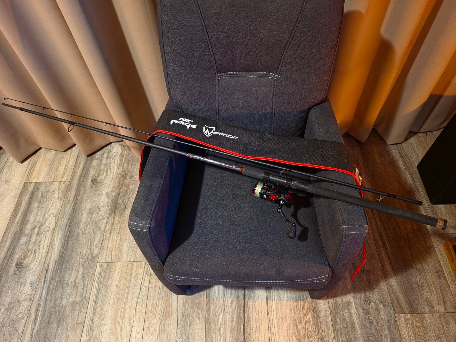 Fox Rage Warrior Heavy Spin Hengel 240 (40-80g), Ophalen, Zo goed als nieuw, Werphengel