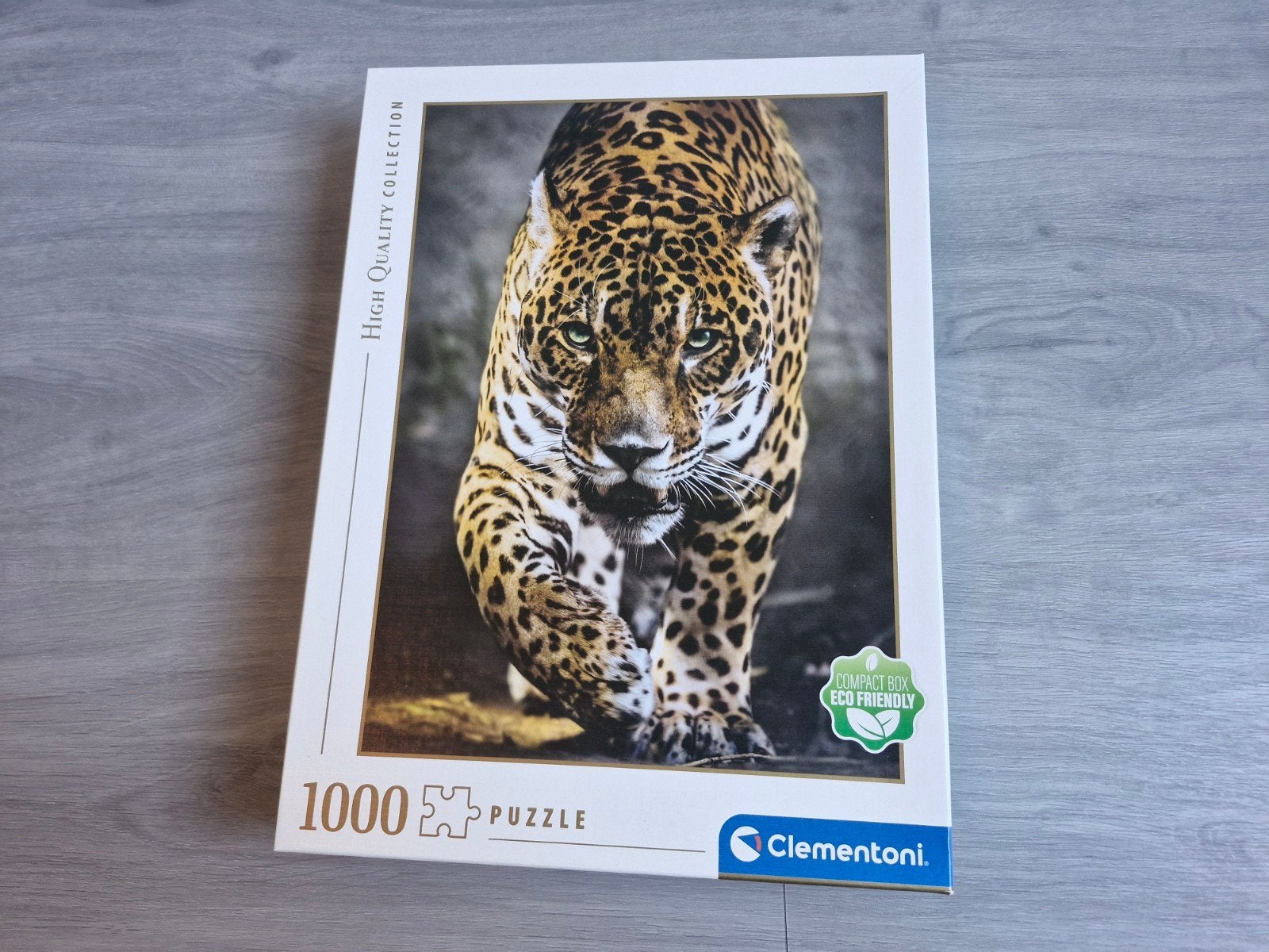 Clementoni legpuzzel 1000 stukjes - Walk of the Jaguar, Ophalen of Verzenden, 500 t/m 1500 stukjes, Zo goed als nieuw, Legpuzzel