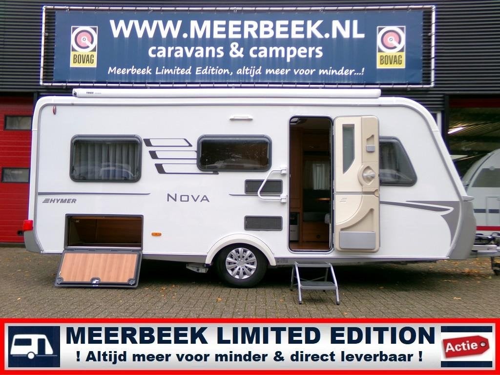 Eriba Nova GL 495 ENKELE BEDDEN +MOVER +LUIFEL +FIETSREK+ETC, Fietsenrek, Rondzit, Particulier, Eriba